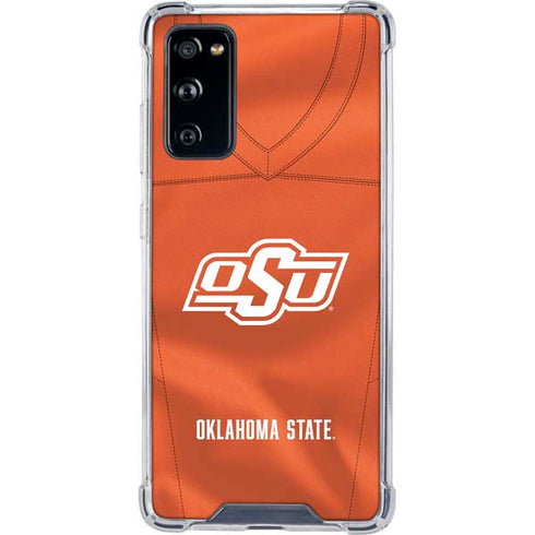 Oklahoma State University Orange Jersey Galaxy S20 FE Clear Case